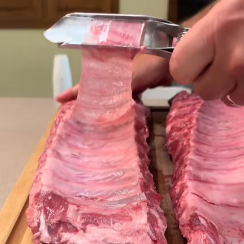 1+1 Free | GrillMasterPro™ | Stainless steel BBQ tongs - Perfect grip for ribs & more