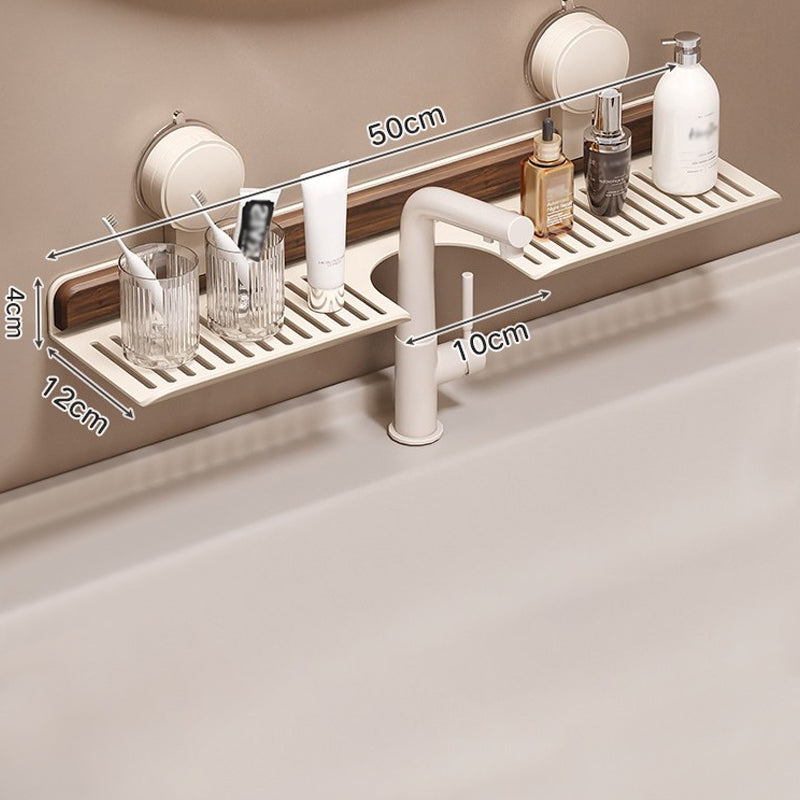 WallNutGrip™ | Walnut shower shelf with suction cup