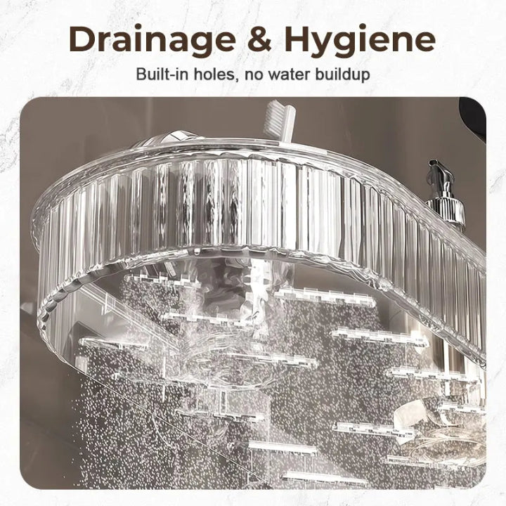 SinkSpace™ | Heavy-duty faucet shelf — Reliably holds heavy care products