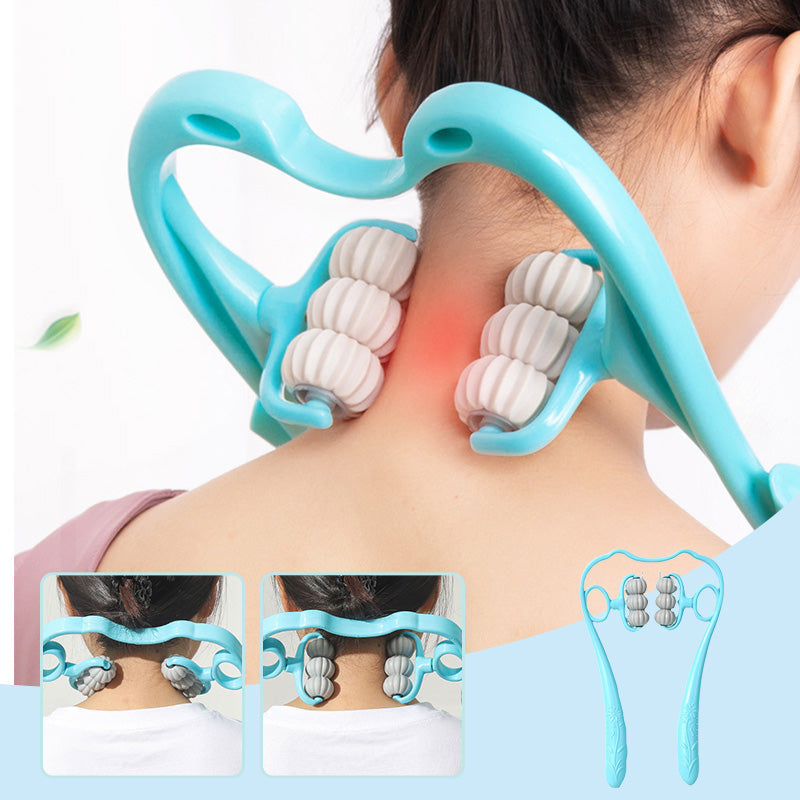 RelaxPro™ | Neck Massager – Manual massage for neck, back, and shoulders with TPR massage balls