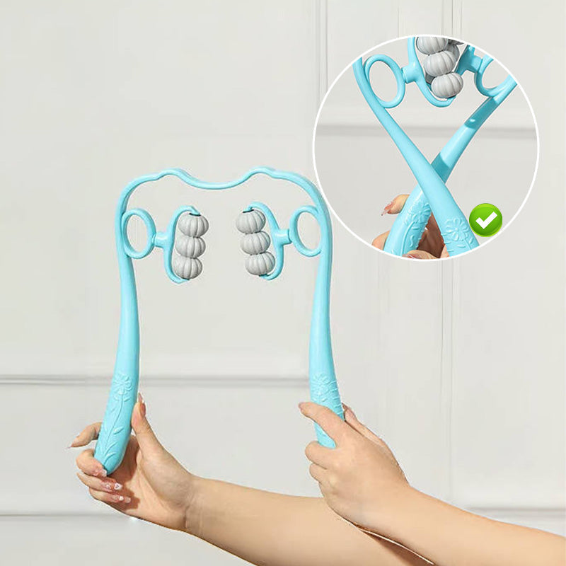 RelaxPro™ | Neck Massager – Manual massage for neck, back, and shoulders with TPR massage balls