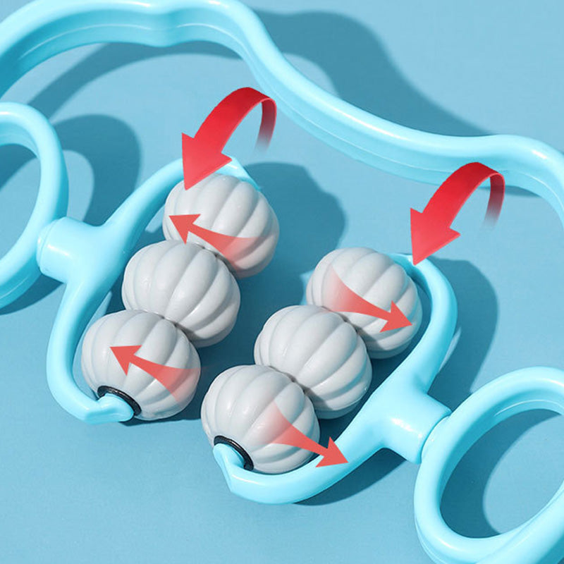 RelaxPro™ | Neck Massager – Manual massage for neck, back, and shoulders with TPR massage balls