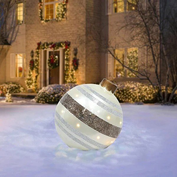 FestivaGlow™ | Inflatable outdoor Christmas ball