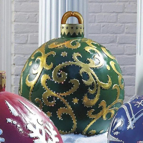 FestivaGlow™ | Inflatable outdoor Christmas ball