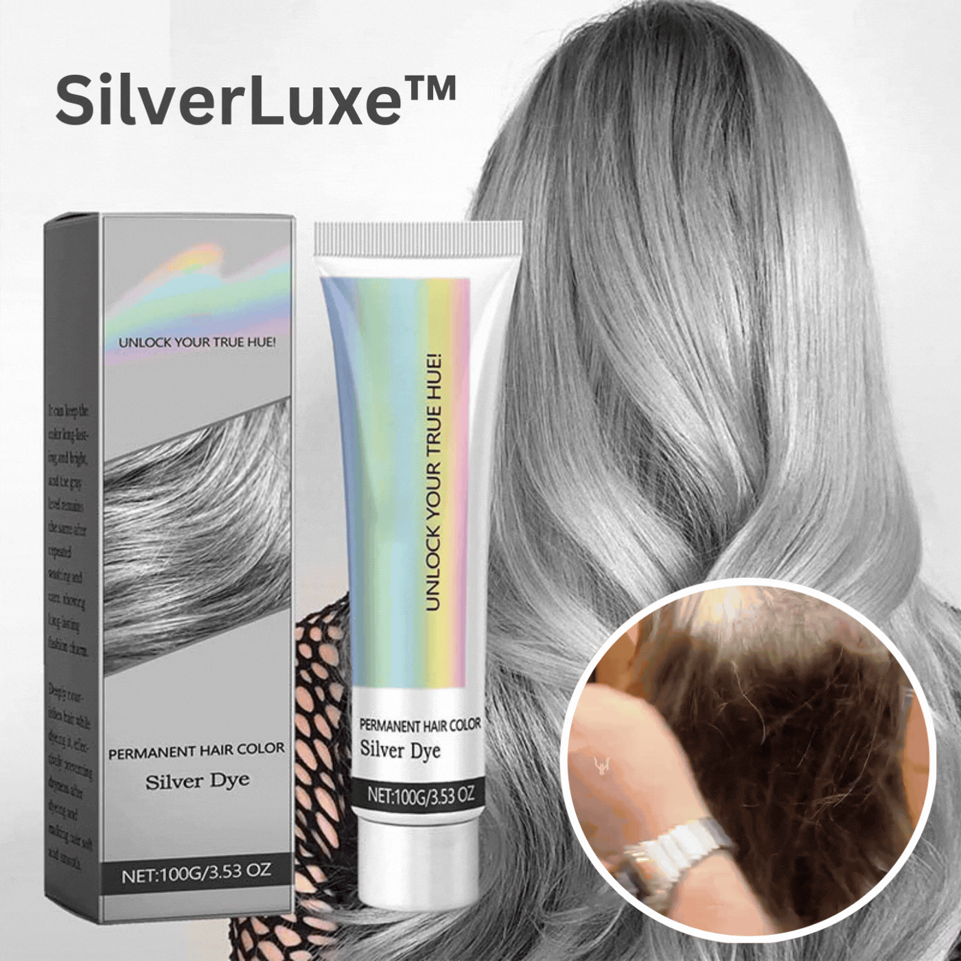 1+1 Free | SilverLuxe™ | Lustrous Silver Elegance
