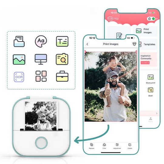 50% DISCOUNT | NanoPrint™ | Portable mini printer for easy, mobile printing